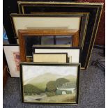 Pictures & Prints - After J W Reynolds fishing vessel; original oil of Borrowdale;