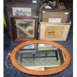 Pictures and Prints - early 20th century including framed photographs,