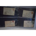 Stamps - France postal history in album,