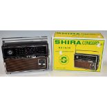 An early 1970's Shira Concorde 002 battery operated radio,