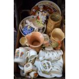 Ceramics - a Yardley's advertising soap dish; a Copeland Jasperware teapot; tea and table ware,