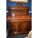 A Victorian mahogany chiffonier,