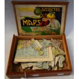 An early 20th century children's didactic cartographic jigsaw,