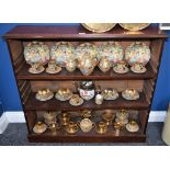 A Victorian mahogany open bookcase, c.