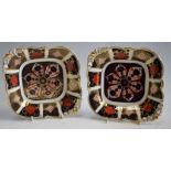 A pair of Royal Crown Derby 1128 acorn pattern two handled dishes, 22.