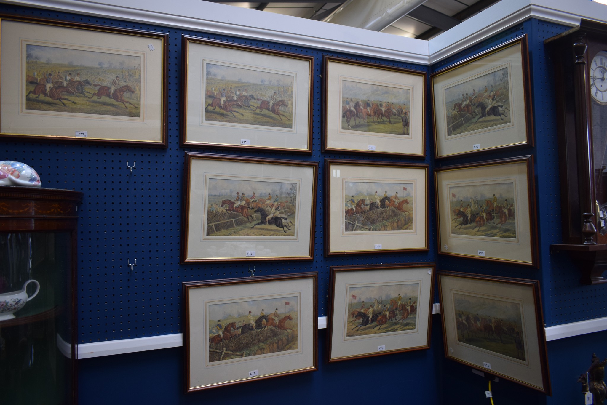 After Edward Benjamin Herberte (1857-1893), a set of ten horse racing prints, 22.