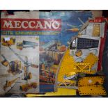 Meccano Toys - site engineering set etc, part boxed,