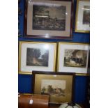 Pictures and Prints - 19th century and later; engravings, mezzotints, etc,