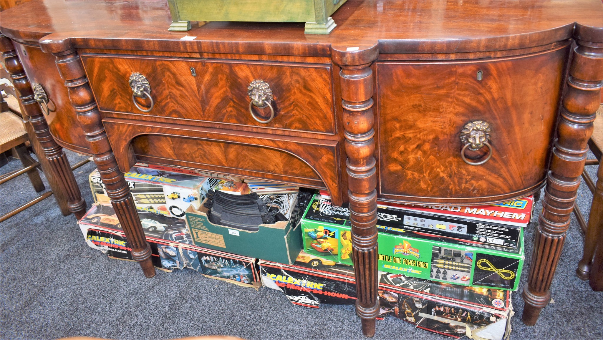 A 19th century mahogany sideboard, possibly Scottish,