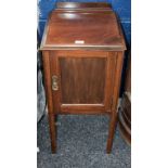 A George V mahogany bedroom cabinet, c.