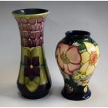 Ceramics - a Moorcroft Queen Elizabeth Golden Jubilee vase, Scottish thistle, English rose,