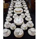 Ceramics - Paragon Victoria Rose table and teaware including cups, saucers, side plates, teapot,