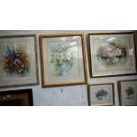 Pictures and Prints - 20th century, Floral Still Life, pencil signed, limited edition print,