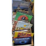 Vinyl Records - 7" singles including Abba; Santana; The Yetties; The Applejacks; The Eagles;