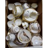 Ceramics - an early 20th century Salisbury China tea service; an Aynsley tea set,