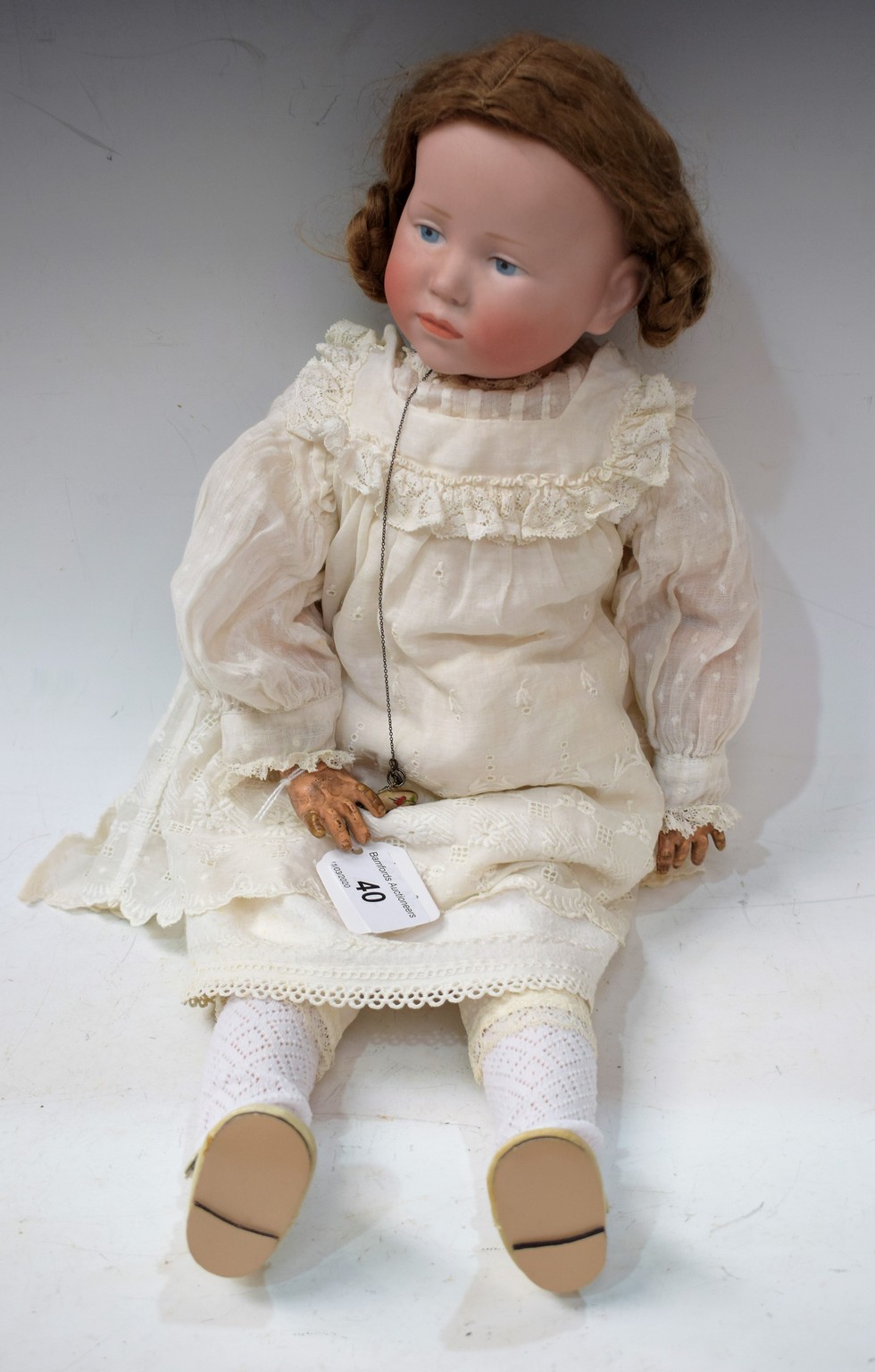 A Kammer & Reinhardt 101 bisque head character doll, 'Marie', c.