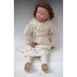 A Kammer & Reinhardt 101 bisque head character doll, 'Marie', c.