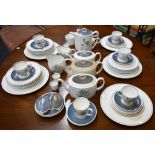 A Susie Cooper and Wedgwood Glen Mist pattern part dinner, tea and coffee service, pattern number C.