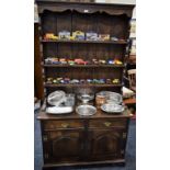 A George III Revival Country kitchen dresser, 192.