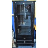 A contemporary Laura Ashley display cabinet,