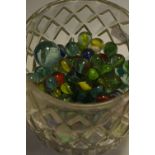 Marbles - a quantity of early/mid 20th century marbles