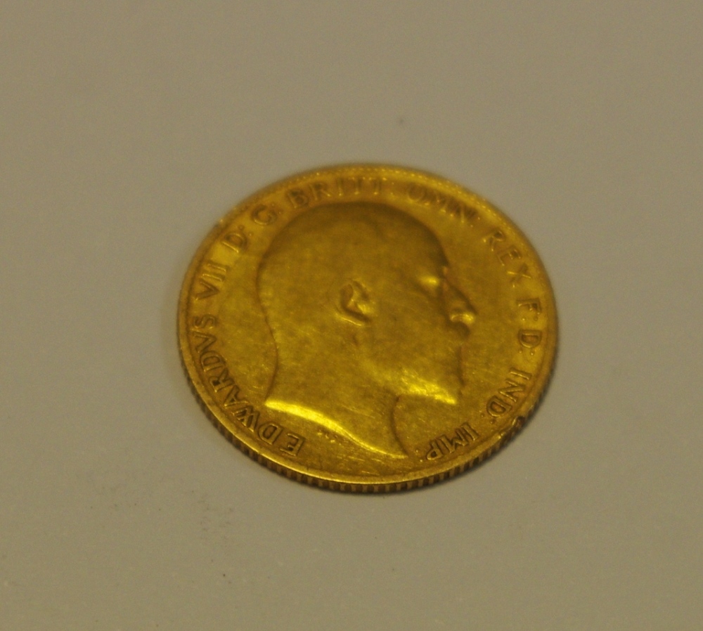 A half sovereign,