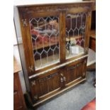 A Jaycee furniture oak side cabinet,