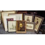 Lithographs and prints- Spy The Lord Mayor with Carthorses; Alfred Hugh Fisher,