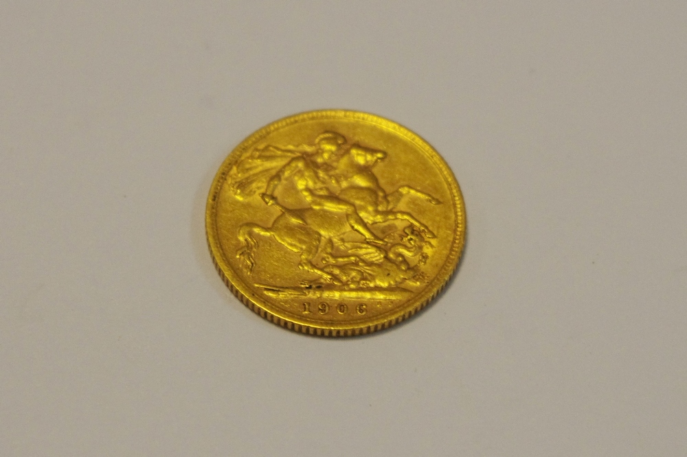 An Edward VII sovereign dated 1906 - Image 2 of 2