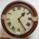 A Timeside wall clock,circular dial,