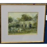 John Greensmith, Bakewell Bridge, Derbyshire, signed,