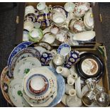 Ceramics - a quantity of decorative tea wares including Royal Crown Derby,