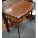 A Regency reproduction hall table, long drawer to frieze.