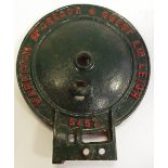 A Harrison McGregor & Guest Ltd. Leigh machinery work plate No.