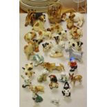 Wade Disney Whimsies, Lady, from Lady and the Tramp; others, Jock; Wade Polar bear; others,