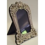 An Art Nouveau style silver easel photograph frame,