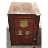 A Victorian safe - Fire and Burglar Proof Safe Makers Lumby's Halifax (with keys)
