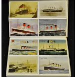 Postcards - Maritime & Rail - early 20th century examples including R.M.