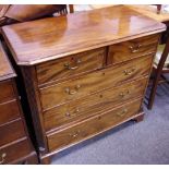 A Regency mahogany chest of drawers,