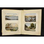 Postcards - Travel - an early 20th century album of mainly Continental travel examples including