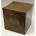 A Victorian Hunter & Palmers Biscuits British Rusks (Formerly Called "German Rusks") storage tin &