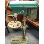 A Nutool five speed pillar drill,