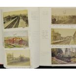 Postcards & photograph album - railway interest early 20th century and later examples of stations