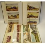 Postcards - Railway - two albums of mainly early 20th century and some later including original