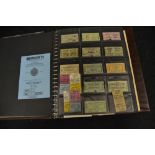 Railway Interest - Tickets - a comprehensive album of ticket slips including Furness Railway