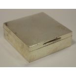 A George V silver cigarette box, Goldsmiths & Silversmith’s Company Ltd, London c.