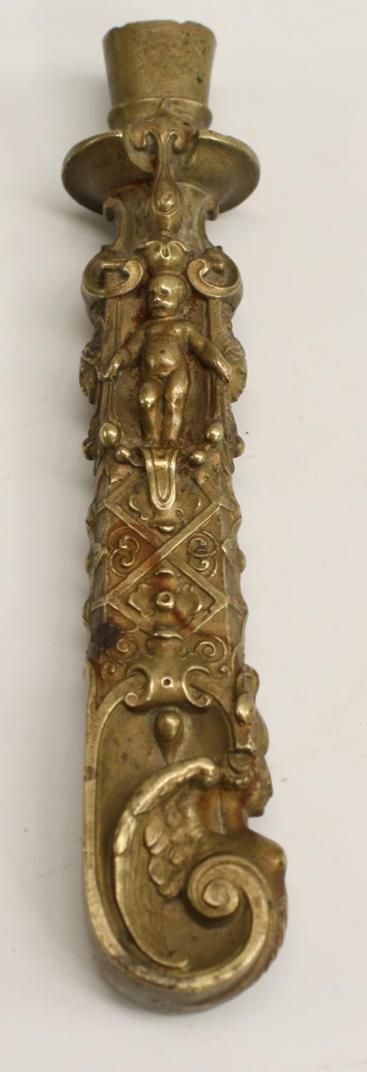 A 19th century gilt bronze desk seal,