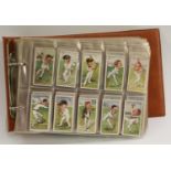 Cigarette Cards - Sport - a collector's ring binder of full sets, John Player & Sons,