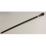 A 19th century Scottish novelty walking stick,