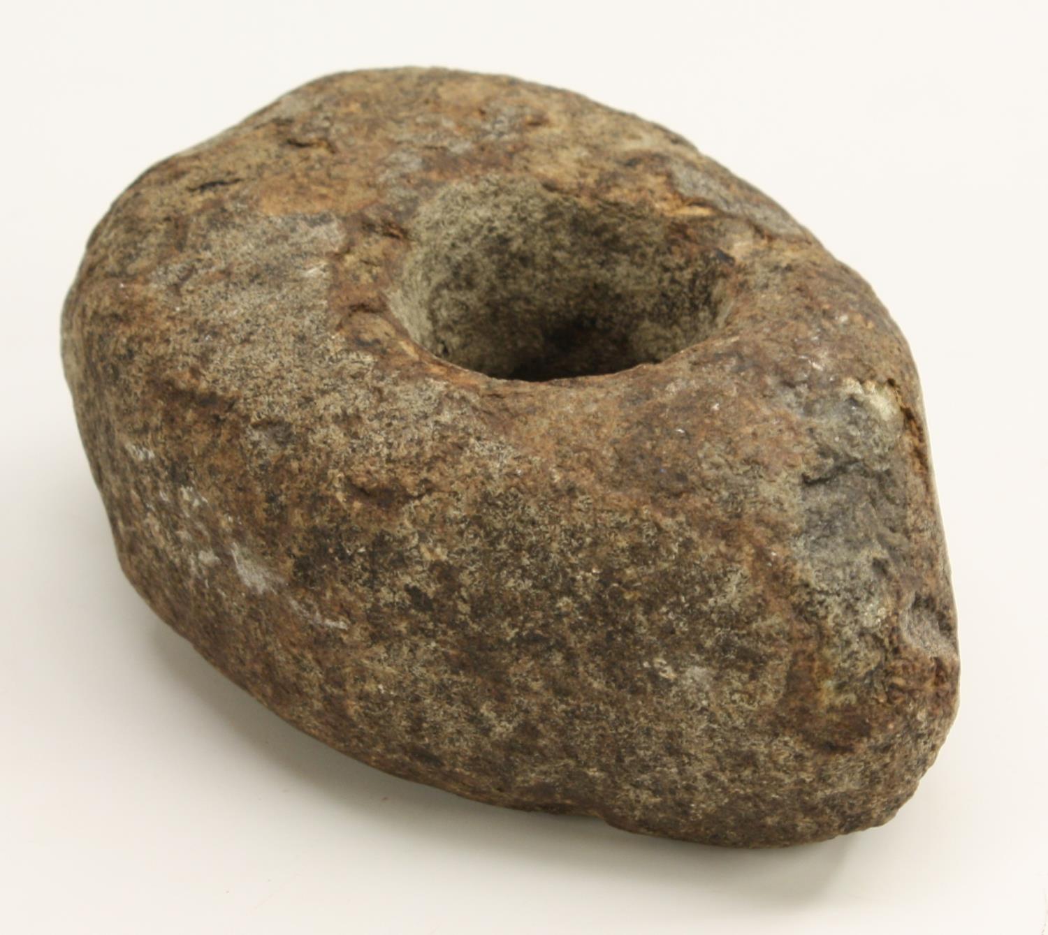 Archaeology and Anthropology - a Neolithic granite shaft-hole axe hammer,